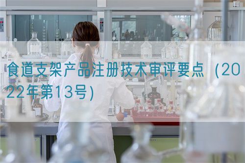 食道支架產品注冊技術審評要點（2022年第13號）(圖1)