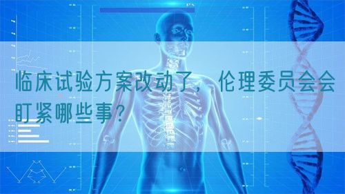 臨床試驗方案改動了，倫理委員會會盯緊哪些事？(圖1)