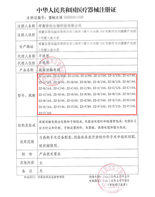 醫療器械注冊證增加型號導致生產許可變更的問題討論(圖1)