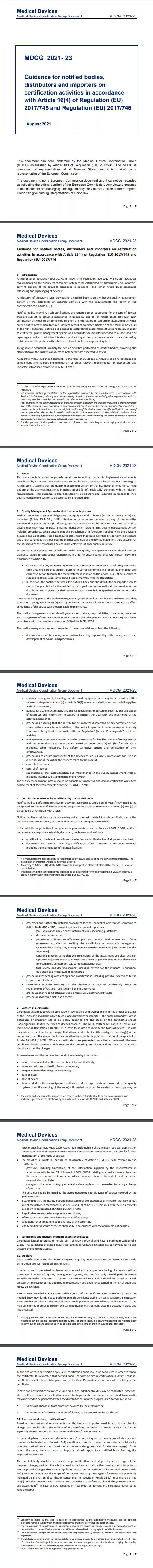 歐盟MDR和IVDR的分銷商和進口商的質量體系如何審批？(圖2)